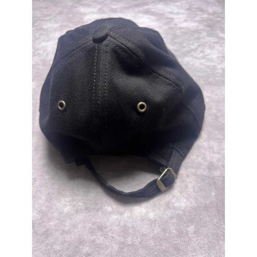 Audi by Roots Baseball Cap Unisex OS Black Embroidered Logo Adjustable Strapback